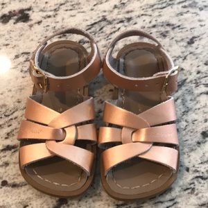 Toddler Girls Pink Salt Water Sandals Size 7
